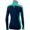 Manteau coupe-vent Engadin Iris noir/Chute d
