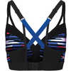 Soutien-gorge Curvy Strappy Rayures ombre multi/Noir