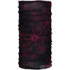 Foulard tubulaire à usages multiples Fleurs noires et roses
