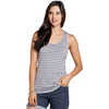 Camisole Lean Layering Rayures équilibre fumée