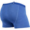 Caleçon boxeur court Bleu chiné/Blanc