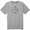 T-shirt Distance Sterling chiné/Olive