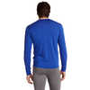 Maillot à col rond T1 en mérinos à manches longues Bleu liberté chiné
