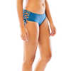 Culotte de bikini réversible Mustique Julep/Indigo
