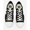 Chaussures en toile de coton biologique Wata Vegan Toile noir blanc