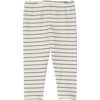Collant en coton biologique Flora Imprimé mini rugby indigo