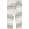 Collant en coton biologique Flora Imprimé mini rugby indigo