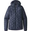 Manteau à capuchon Micro Puff Marine classique