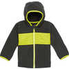 Gilet à capuchon Ursus Noir chiné/Soufre