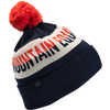 Tuque Pom Pom Mot-symbole demi-ton bleu espace