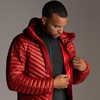Manteau à capuchon en duvet Radiator Lite Rouge ocre