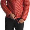 Manteau à capuchon en duvet Radiator Lite Rouge ocre