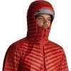 Manteau à capuchon en duvet Radiator Lite Rouge ocre