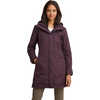Manteau isolant Confidante Parfait prune chiné