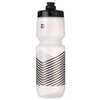 Bouteille pour le vélo Purist 770 ml Transparent/Noir/Chevrons noirs