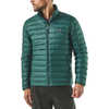 Manteau Down Sweater Vert micro