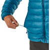 Manteau à capuchon Down Sweater Bleu balkanique