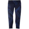 Collant trois-quarts Formation Jacquard marine éclipse