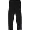 Collant en coton biologique Flora Noir