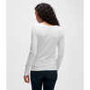 Chandail en coton biologique Blanc