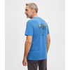 T-shirt All Day Active Graphic Logo MEC triangulaire bleu éclatant chiné
