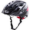 Casque de vélo Chakra (jeunes) Snap/Noir lustré/Rouge