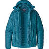 Manteau à capuchon Micro Puff Bleu Mako