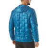 Manteau à capuchon Micro Puff Bleu Balkans