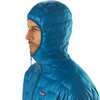 Manteau à capuchon Micro Puff Bleu Balkans