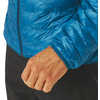 Manteau à capuchon Micro Puff Bleu Balkans