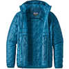 Manteau à capuchon Micro Puff Bleu Balkans
