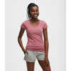 T-shirt New Beginnings Motif phonétique mauve