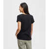 T-shirt Classic à encolure en V Noir