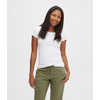 T-shirt en coton biologique Blanc