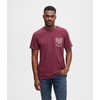T-shirt Classic Graphic Graphique Century Ride vélo prune