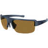 Lunettes de soleil Seventh Bleu foncé mat/Verres bruns