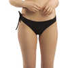 Culotte de bikini Cabo Noir côtelé