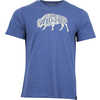 T-shirt Wild And Free Bleu ombragé