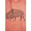 T-shirt Wild And Free Orange canyon