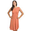 Robe Jola Terre cuite grillée