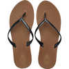 Tongs Shoreline Caramel anglais/Noir