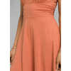 Robe Jola Terre cuite grillée
