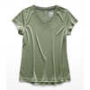 T-shirt à encolure en V HyperLayer FD Trèfle quatre feuilles chiné
