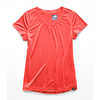 T-shirt à encolure en V HyperLayer FD Corail piquant chiné