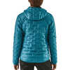 Manteau à capuchon Micro Puff Bleu Mako