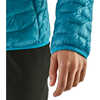 Manteau à capuchon Micro Puff Bleu Mako