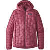 Manteau à capuchon Micro Puff Star Pink