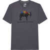 T-shirt Bottle Source Gris graphite chiné/Noir TNF/Illustration âne