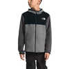 Chandail à capuchon Glacier Gris moyen chiné TNF/Noir TNF