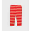 Collant Bambini Rayures Riga Grande cinabre